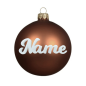 Preview: 6cm Baumkugel mit Acryl Name