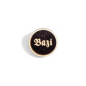 Preview: "Bazi" Woid-Brosche Holz