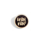 Preview: "Iridiridi" Woid-Brosche Holz
