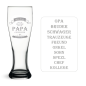 Preview: ersonalisierbares Weißbierglas – Wähle deinen Wunschtext bei Woidladinger.de
