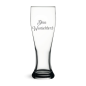 Preview: Personalisiertes Weißbierglas mit Wunschtext graviert - Exklusiv bei Woidladinger.de erhältlich