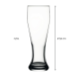 Preview: Geschenkidee für Bierliebhaber – Weißbierglas mit Wunschtext von Woidladinger.de