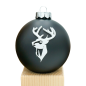 Preview: 8cm Baumkugel Acryl Hirsch