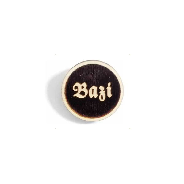 "Bazi" Woid-Brosche Holz