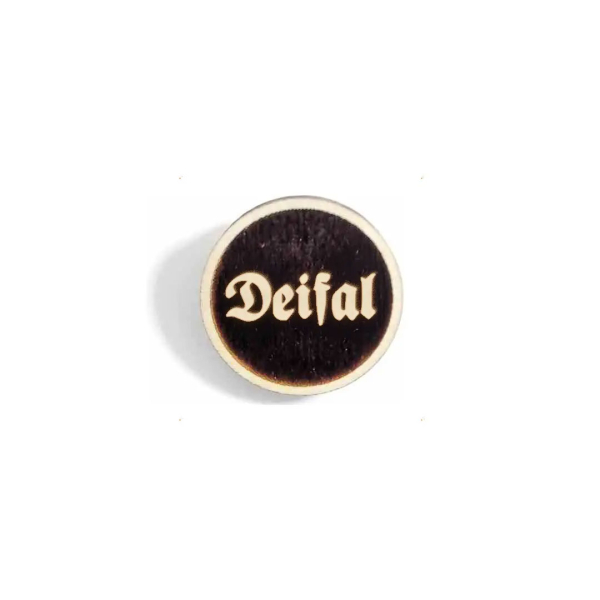 "Deifal" Woid-Brosche Holz