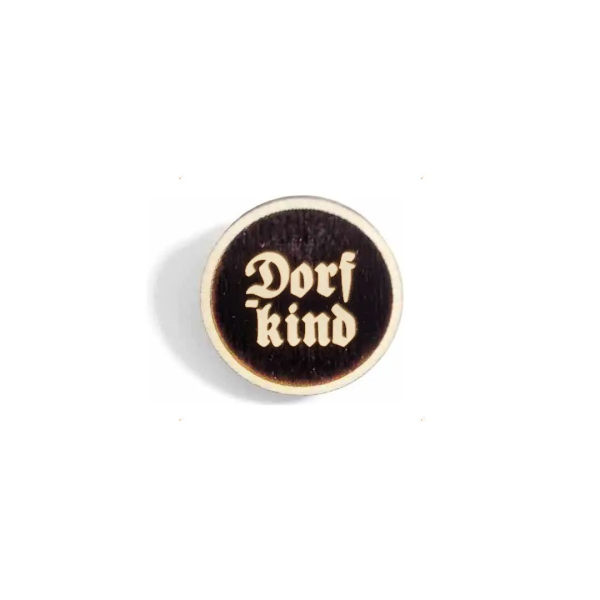 "Dorfkind" Woid-Brosche Holz