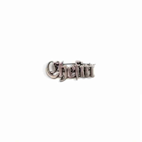 "Chefin" Brosche-Metall