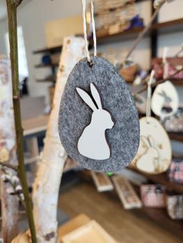 Osterhase Filz Geschenk