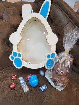 Osternest, Bayern, personalisierbar, Laser-Gravur, Geschenkartikel, Holzkiste, Kinder, Dekoration, einzigartig, Wiederverwendbar, Schmuck, Haarspangen, originell