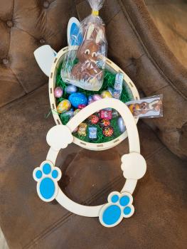 Osternest, Bayern, personalisierbar, Laser-Gravur, Geschenkartikel, Holzkiste, Kinder, Dekoration, einzigartig, Wiederverwendbar, Schmuck, Haarspangen, originell