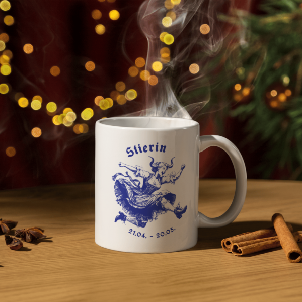 Bayerische Widdertasse (weiblich) in weihnachtlicher Umgebung, perfekt als Geschenk