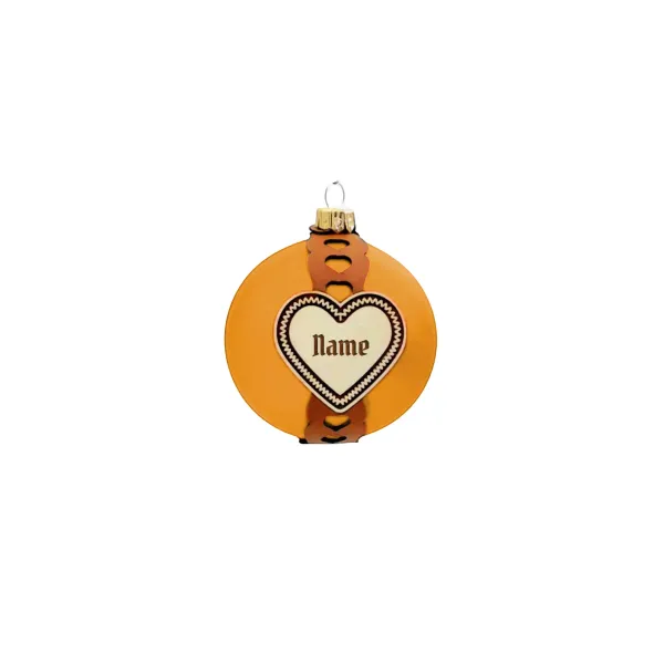 Christbaumkugel Orange