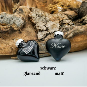 Farbbeispiel Weihnachtskugel schwarz