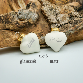 Farbbeispiel Weihnachtskugel weiß