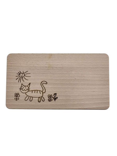 Beispiel: Kinderzeichnung mit Katze