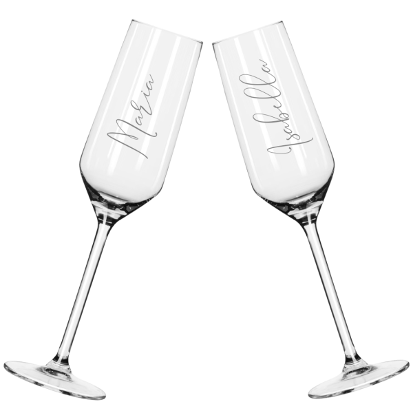 Geschenk, Sektglas, Glas, Champagnerflöte, personalisiertes Sektglas, Geschenkidee, individuelle Gravur, Hochzeitsgeschenk, Geburtstagsgeschenk, Lasergravur, spülmaschinenfest, Woidladinger.de