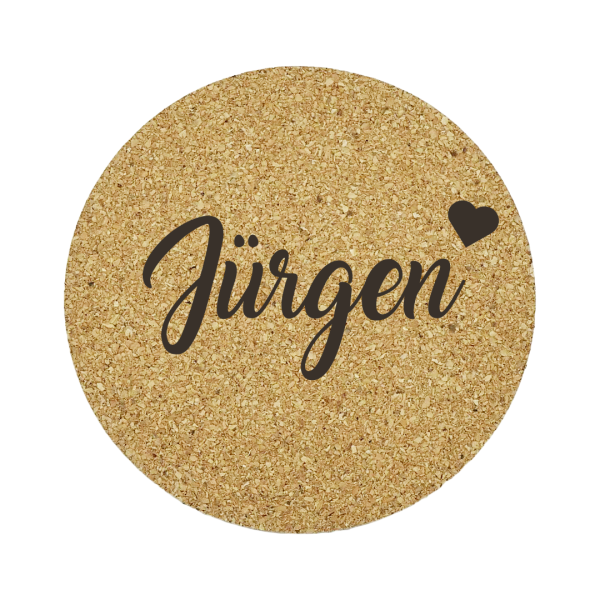 Perfektes Muttertagsgeschenk: 5er Set runder Korkuntersetzer - Nur bei woidladinger.de erhältlich!