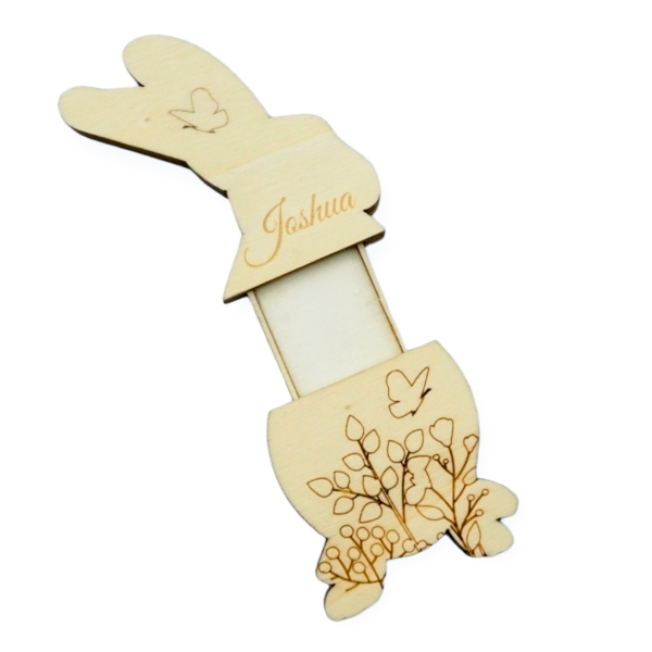 Bayern, Geschenkartikel, personalisierbar, Geldgeschenk, Herzform, Holz, Laser-Gravur, Geheimfach, Ostern, Dekoration,