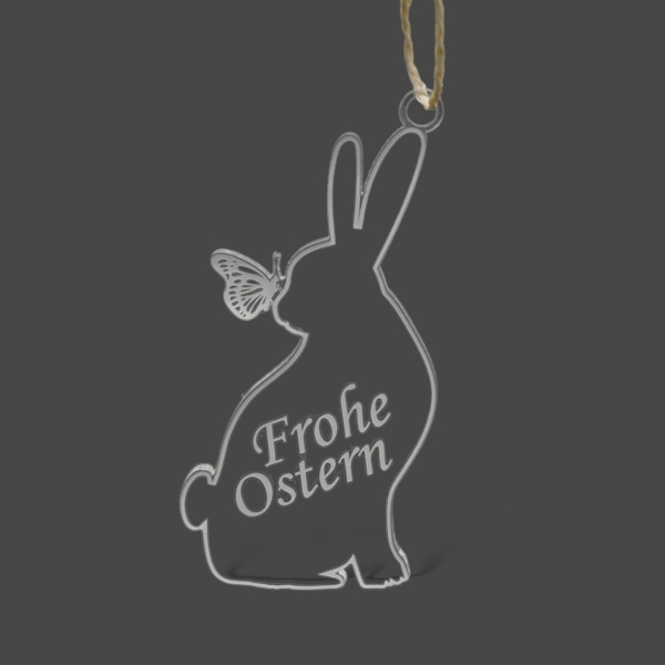 Osteranhänger Hase aus Acrylglas